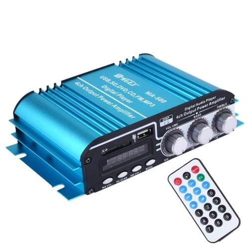 MA-500 Stereo Digital Play Power Amplifier with Remote Control, Support MP3 / SD / USB / FM / CD / VCD / MP3