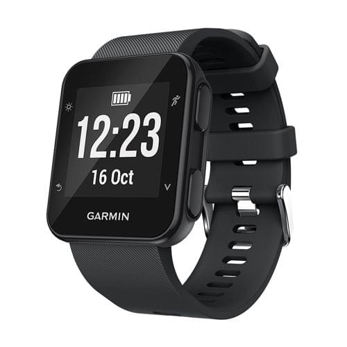 Silicone Sport Wrist Strap for Garmin Foreruuner 35 (Black)