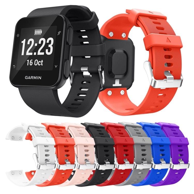 Silicone Sport Wrist Strap for Garmin Foreruuner 35 (Black)