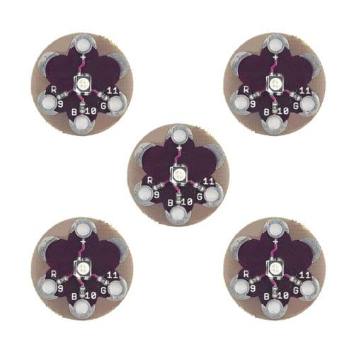 5 PCS LDTR - LB0003 LED RGB Light Module for Arduino  -  Purple