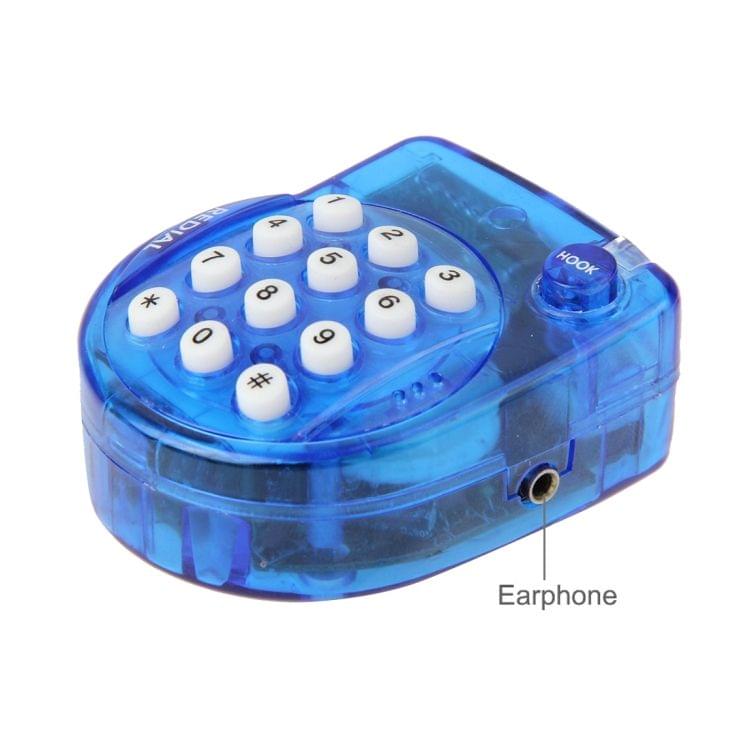 QL-2008 Phone Genius Mini Handsfree Telephone, Size: 57 x 46 x 26mm(Blue)