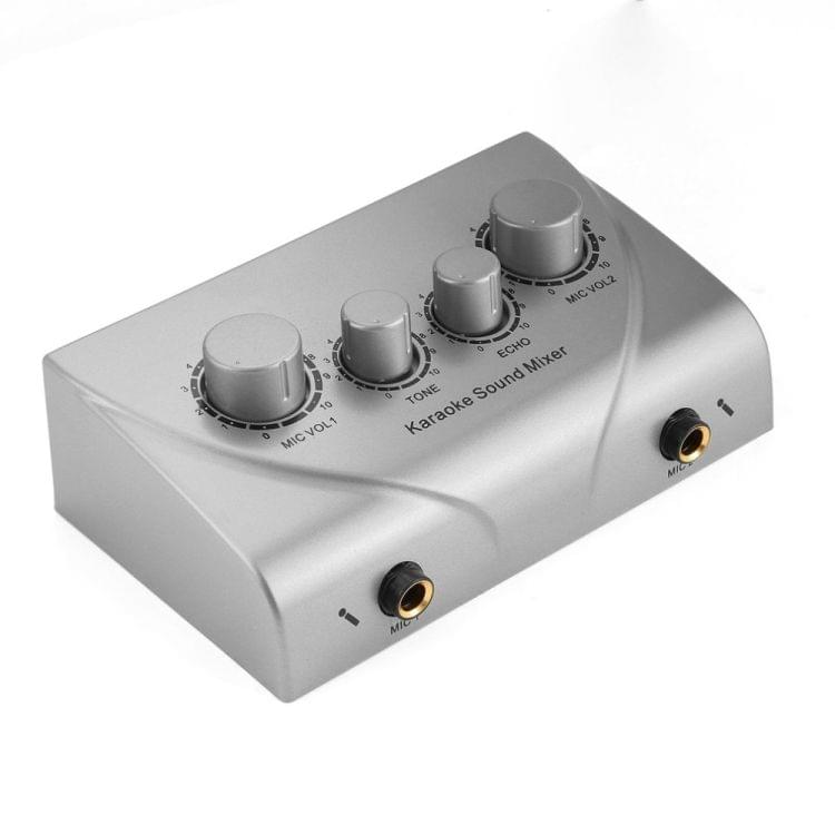 Karaoke Sound Mixer Professional Audio System Portable Mini Digital Audio Sound Karaoke Machine Echo Mixer System