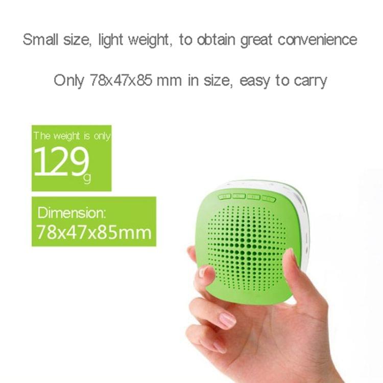 ASiNG S1015 5W Multi-function Portable Little Bee Voice Amplifier Speaker with Wired Microphone for Teacher / Tourist Guide, Support TF Card & Audio Input Function(Black)