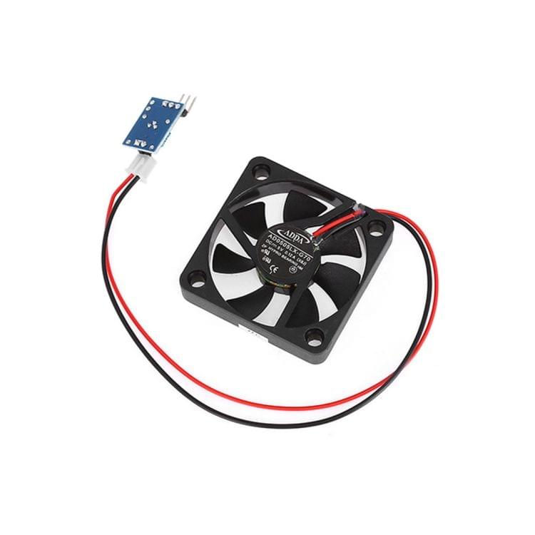 LDTR - B00012 Motor Speed Regulating Fan Module with Driving Board for Arduino DIY Project - Blue and Black