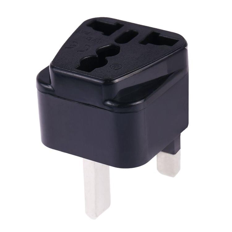 Portable Universal Socket to UK Plug Power Adapter Travel Charger (Black)