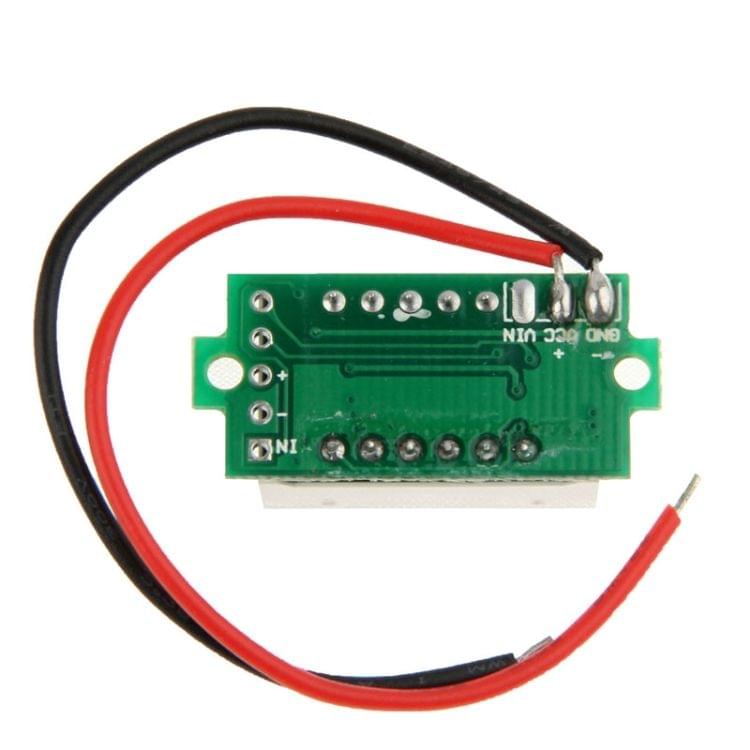 DC 3.2-30V Red Light Mini Digital Voltage Panel Meter