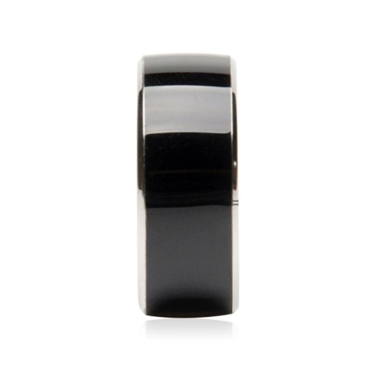 JAKCOM R3F Amorphous Titanium Alloy Smart Ring, Waterproof & Dustproof, Health Tracker, Wireless Sharing, Push Message, Inner Perimeter: 54mm(Black)