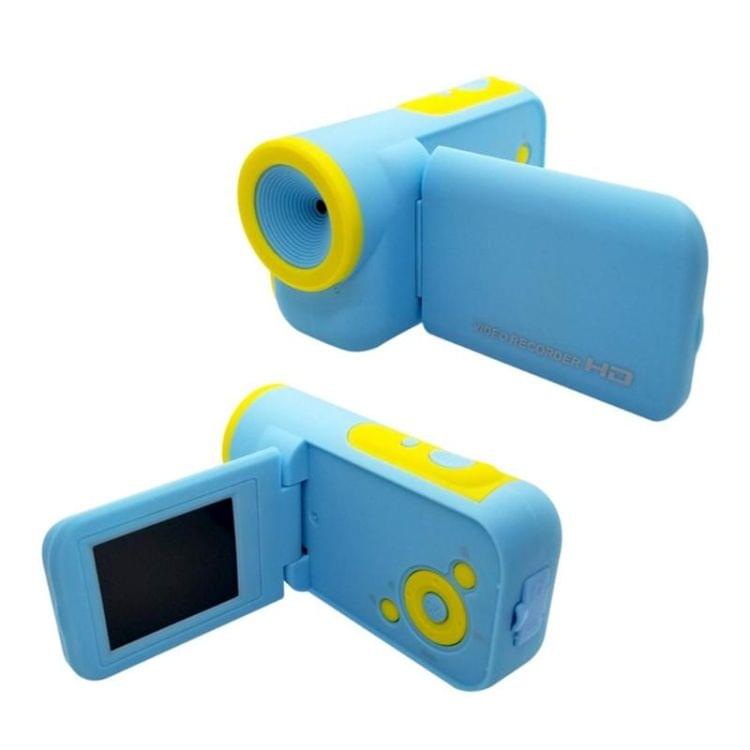 2 inch TFT Display Screen Children Kids Digital Camera DV 4X Zoom Cartoon Camcorder 16MB Built-in Memory 4 Times Digital Zoom(Blue)