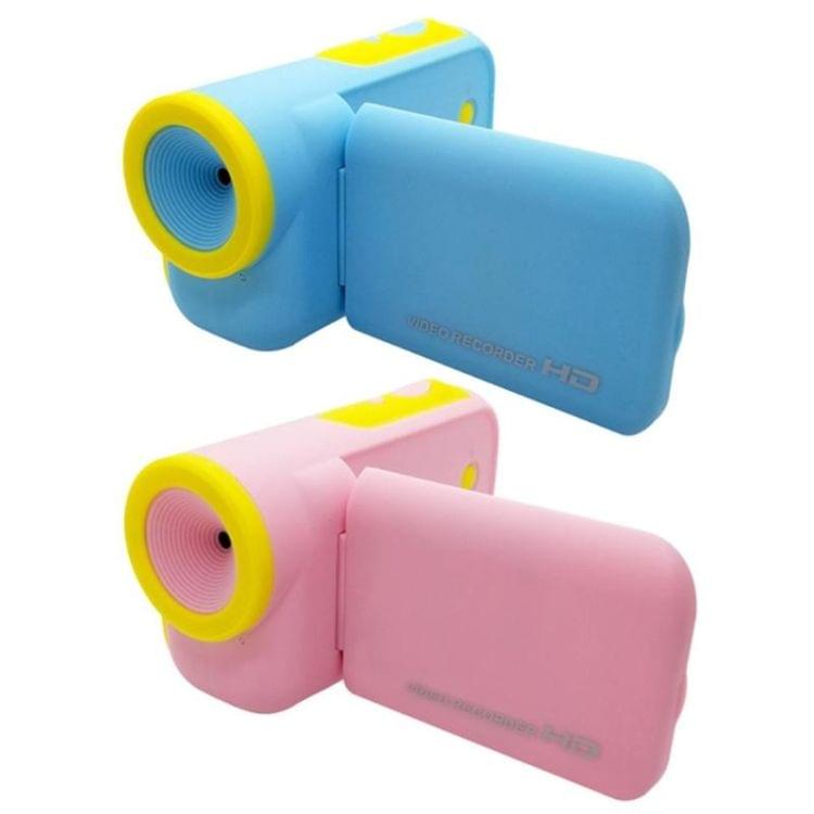 2 inch TFT Display Screen Children Kids Digital Camera DV 4X Zoom Cartoon Camcorder 16MB Built-in Memory 4 Times Digital Zoom(Blue)