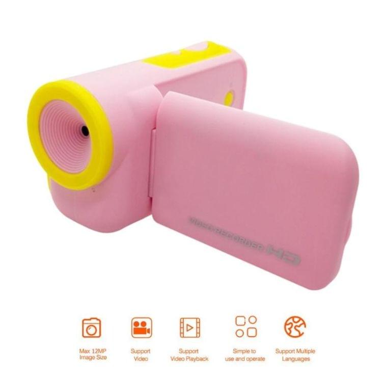 2 inch TFT Display Screen Children Kids Digital Camera DV 4X Zoom Cartoon Camcorder 16MB Built-in Memory 4 Times Digital Zoom(Blue)