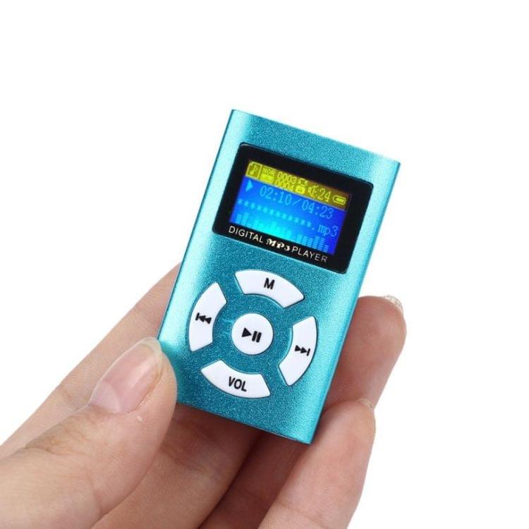Portable TF (Micro SD) Card Slot MP3 Player with LCD Screen(Green )