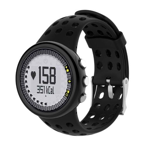 Silicone Male Replacement Wrist Strap for SUUNTO M1 / M2 / M4 / M5 (Black)