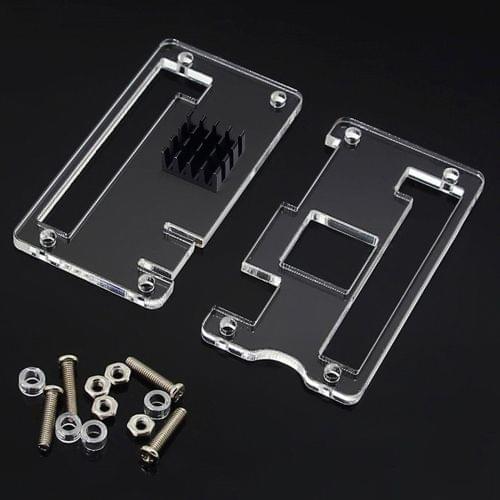 LandaTianrui LDTR-PJ013 ABS Protective Case with Heat Sink for Raspberry Pi Zero W(Transparent)