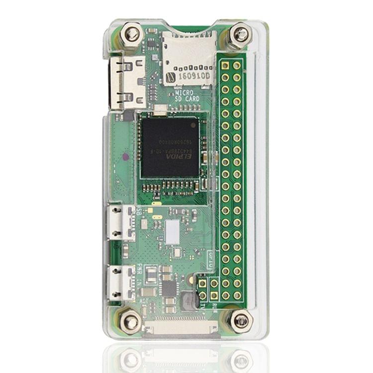LandaTianrui LDTR-PJ013 ABS Protective Case with Heat Sink for Raspberry Pi Zero W(Transparent)