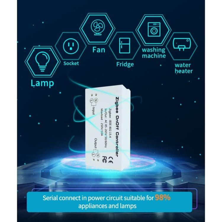85-265V 50-60Hz IEEE 802.15.4 Zigbee Smart Wireless Switch Controller