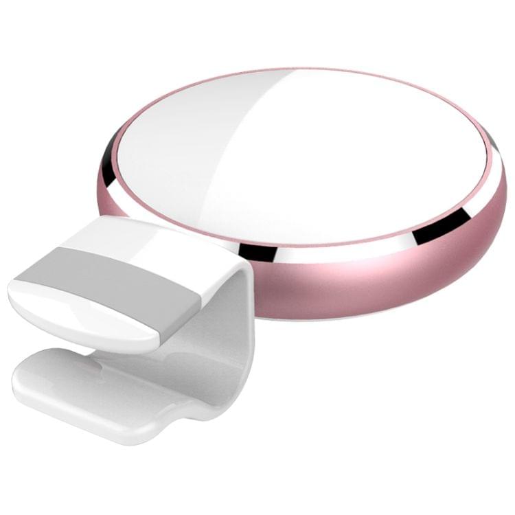 CYKE BR34 Micro USB Round Beauty Live LED Fill Light with Mirror (Rose Gold)