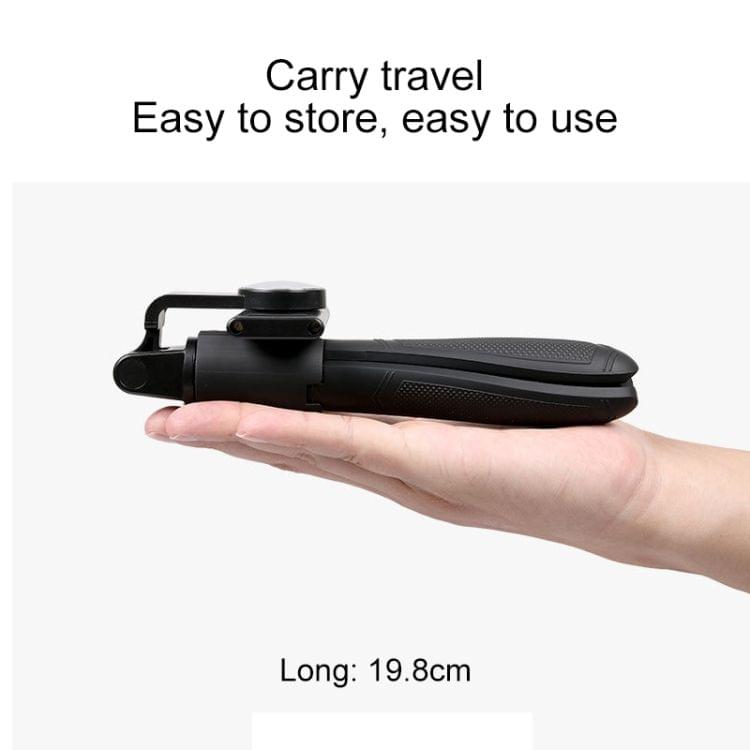 Mai Appearance K06 Multi-function Live Broadcast Mobile Bluetooth Self-timer Pole Tripod (Black)
