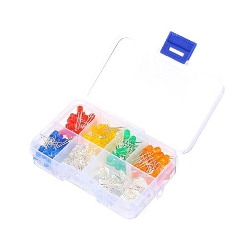 130 PCS TB - 0007 5 mm Diode Kit LED Lamp for Arduino DIY Project - Colormix
