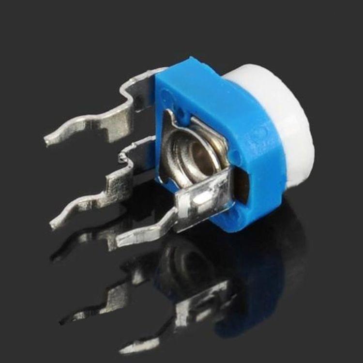 5 PCS 0.1W 50V Horizontal 102 1K Ohm Adjustable Resistor