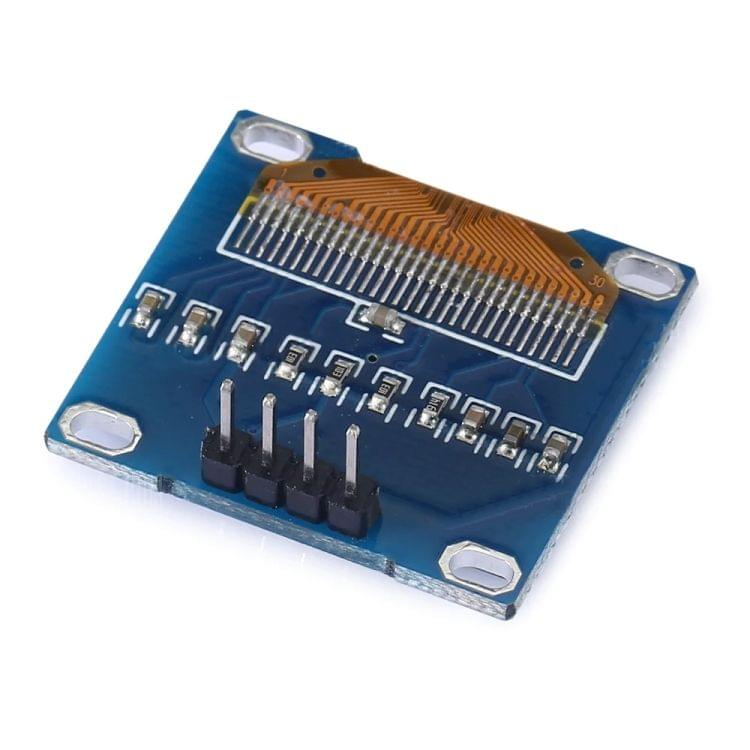 Landa Tianrui LDTR - WG0120 0.96 inch 128x64 Resolution I2C Interface OLED Display Module for Arduino, Screen Display Font Color: Blue