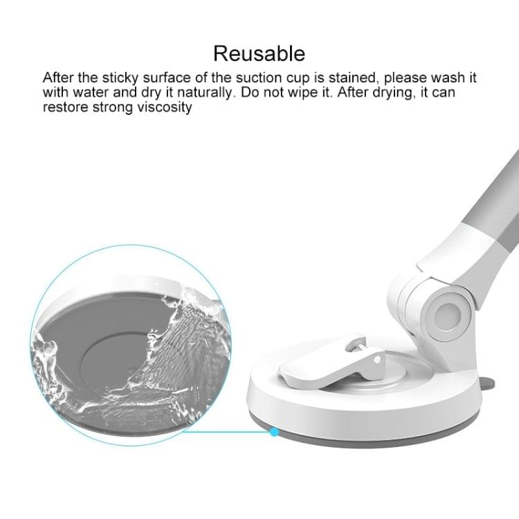 SSKY X1 Multi-function Live Broadcast Mobile Silica Gel Desktop Bracket Bedside Holder (Silver)