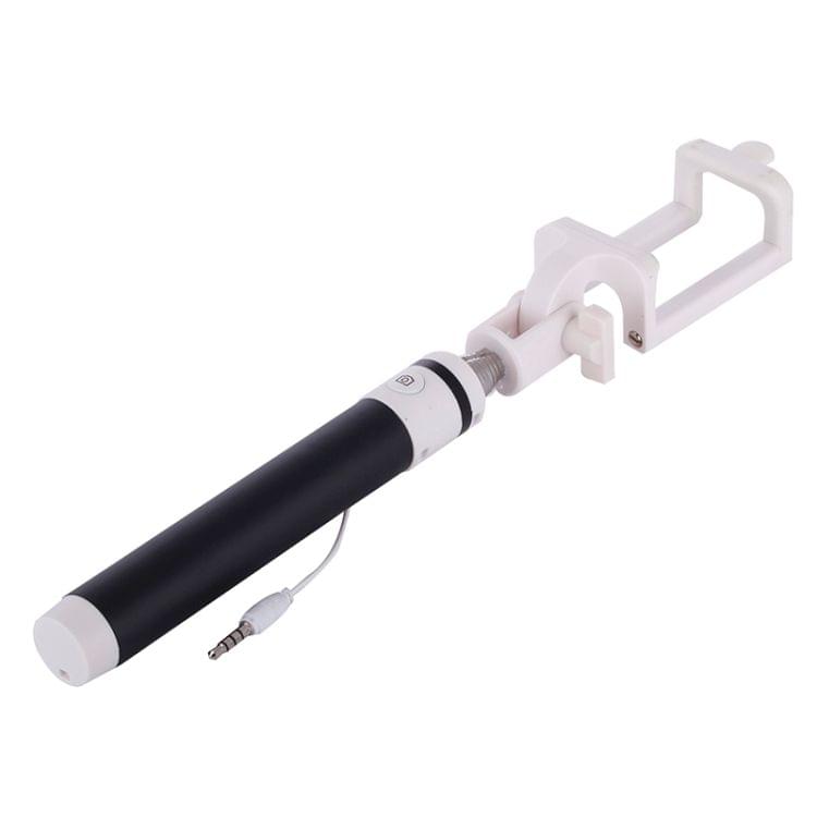 Portable Wire Controlled Macarons Selfie Stick Monopod Folding Extendable Pocket Handheld Holder