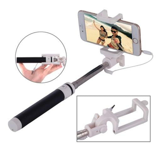 Portable Wire Controlled Macarons Selfie Stick Monopod Folding Extendable Pocket Handheld Holder