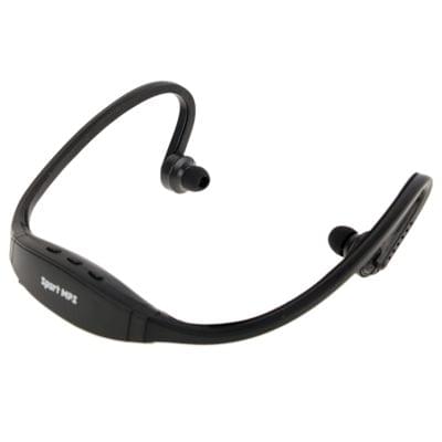 Sport MP3 Player Headset with TF Card Reader Function, Music Format: MP3 / WMA / WAV(Black)