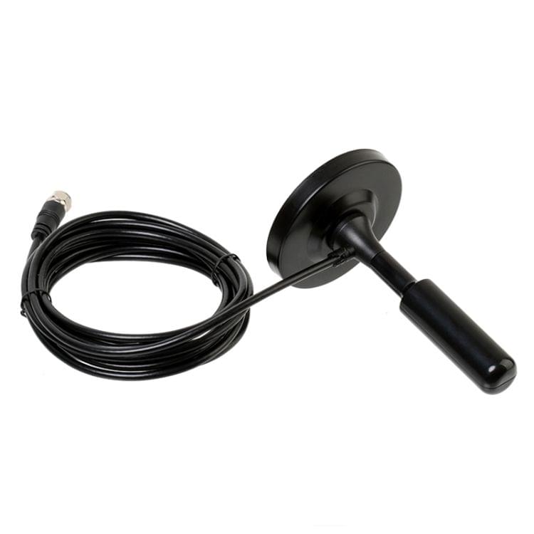 AN-2005B 4.5dBi Indoor HDTV Antenna with Suction Holder, VHF170-230/UHF470-862MHz(Black)