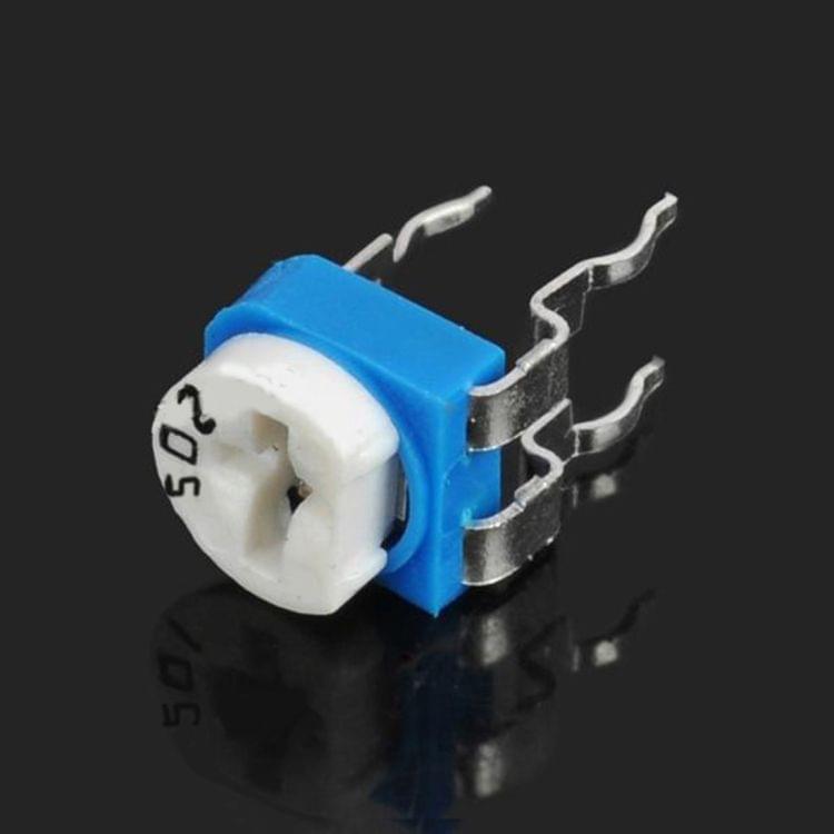 5 PCS 0.1W 50V Horizontal 502 5K Ohm Adjustable Resistor