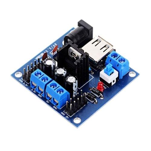 LDTR - B00011 Voltage Regulator Module  3.3 - 5V Multiple Input DC Power Supply for Arduino - Blue