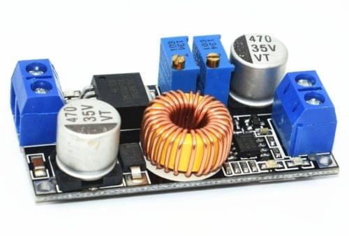 XL4015 High Current 5A Constant Current And Constant Voltage LED Drive Lithium-ion Battery Charging Power Module(Black)