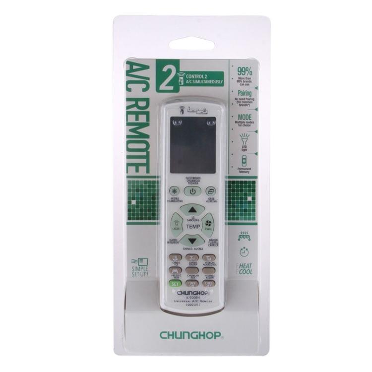 CHUNGHOP K-920EH Universal Air-Conditioner Remote Controller Support Control 2 Air Conditioners at The Same Time