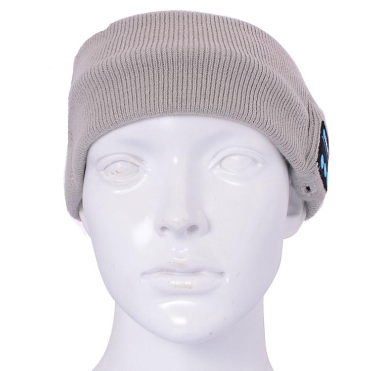 Knitted Bluetooth Headsfree Sport Music Headband with Mic for iPhone / Samsung and Other Bluetooth Devices(Grey)