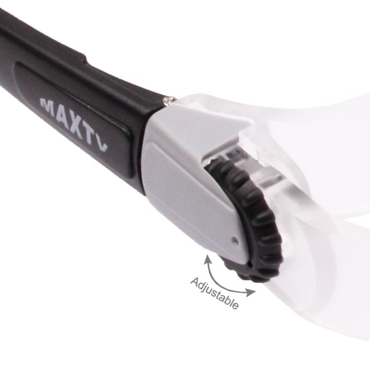 2.1X TV Magnification Glasses for Shortsightedness People (Range of Vision: 0 to -300 Degrees)(Black)