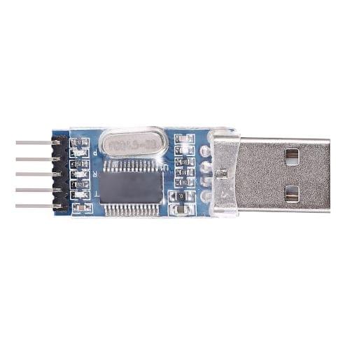 Genuine PL2303HX Chip 3.3V and 5V Dual Voltage Output USB to TTL Converter Module Board (Blue)