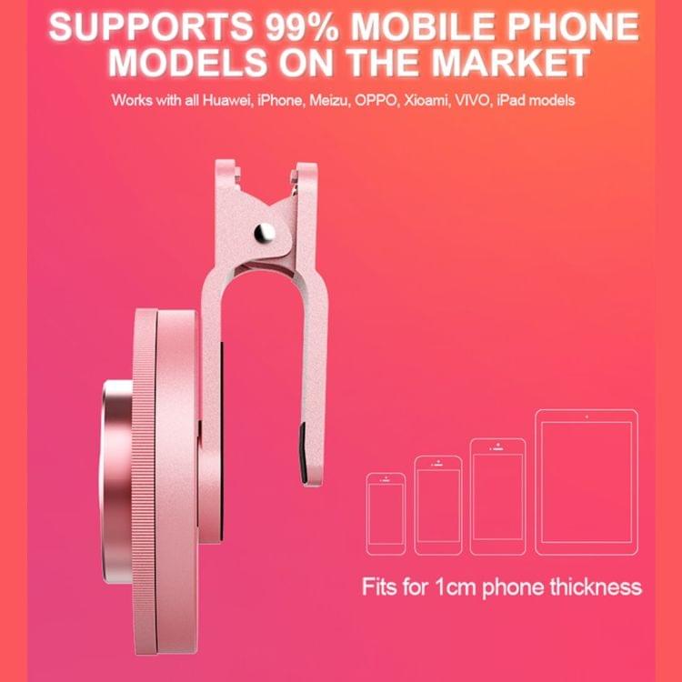 Circular HD Wide Angle 4 Levels of Brightness 7-Led Beauty Clip Selfie Fill Light