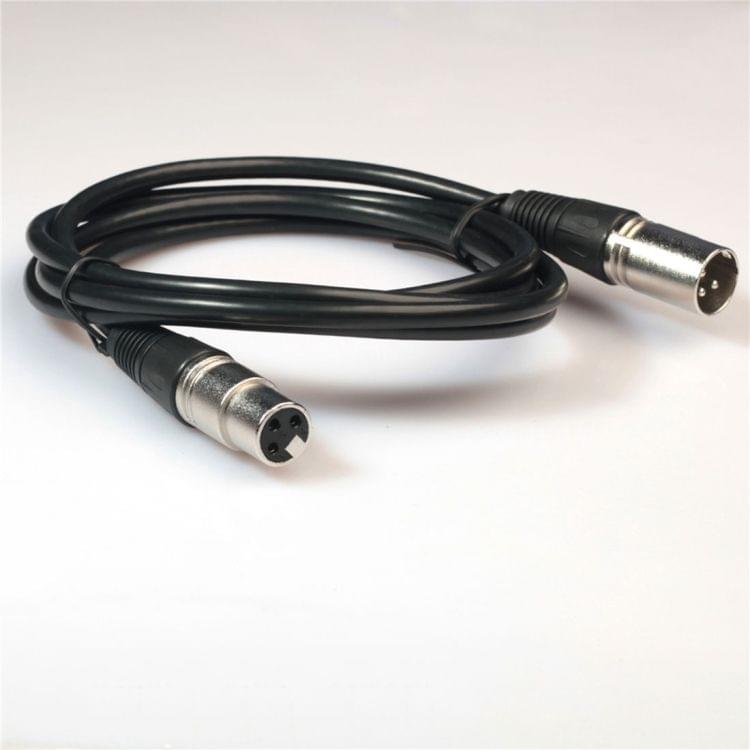 1m 3-Pin XLR Male to XLR Female Microphone Cable