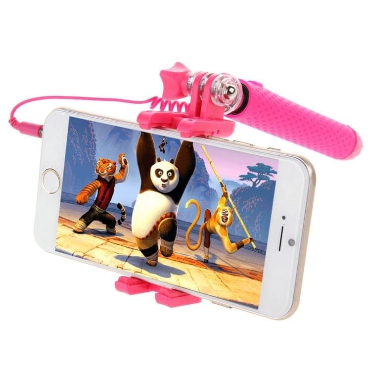 HAWEEL Mini Multifunction Wire Controlled Extendable Selfie Stick Monopod
