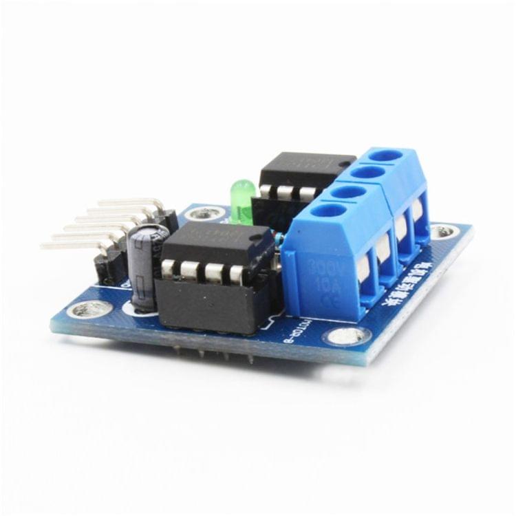 LDTR - B0007 DC Motor Drive Module 4.5 - 6V 2 Chips H-Bridge DIY for Smart Car / Robot - Blue