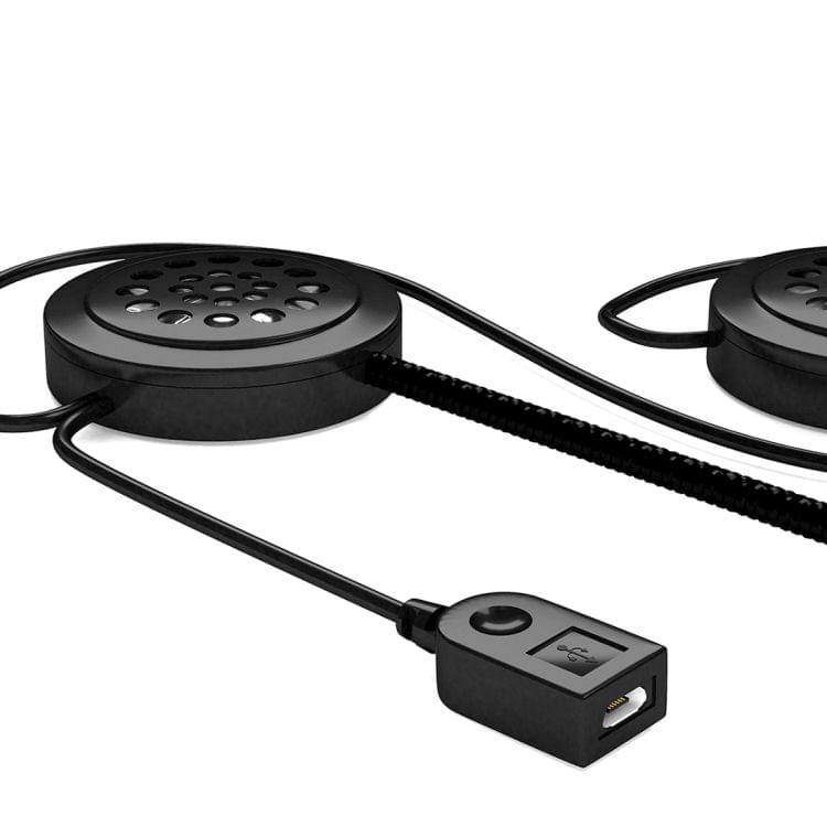 MH02 Bluetooth V4.0 Helmet Headset 5V for Motorcycle Driving with Anti-interference Microphone(Black)
