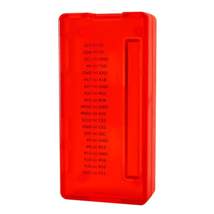 LandaTianrui LDTR-PJ012 ABS Protective Case with Heat Sink for Raspberry Pi Zero W / Zero(Red)