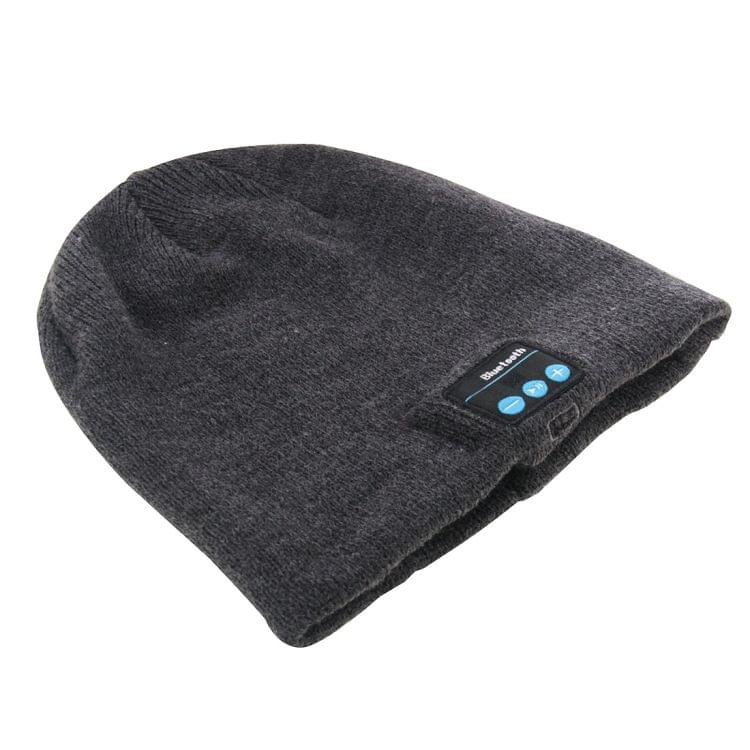 Knitted Bluetooth Headset Warm Winter Hat with Mic for Boy & Girl & Adults(Grey)