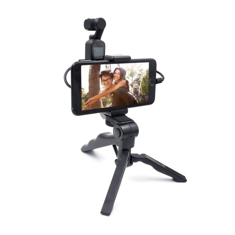 STARTRC ABS Handheld Mobile Phone Fixed Tripod Set with 8 Pin Data Cable for DJI OSMO Pocket