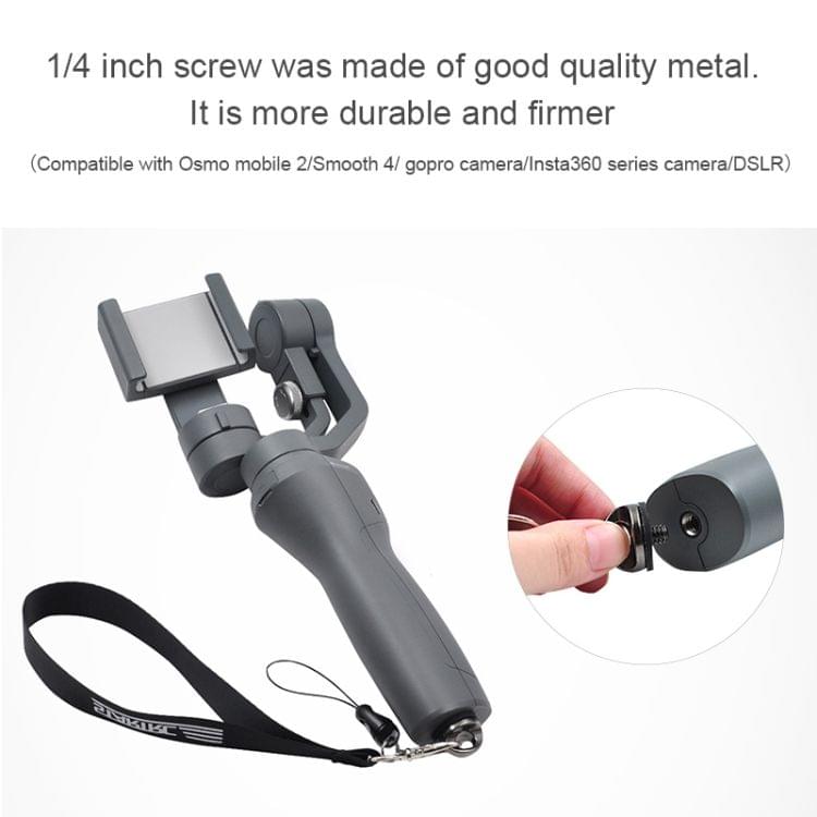 STARTRC Hand Strap Hanging Wrist Strap Lanyard With 1/4 Screw for DJI Osmo Action / Insta360 ONE X(Red)