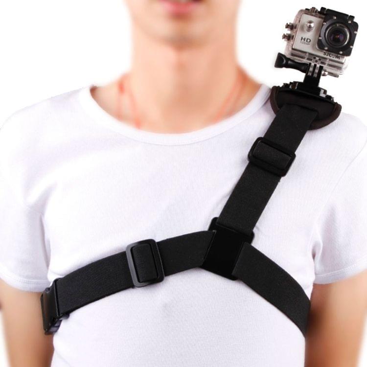 360 Degree Rotary Special Sports Single Shoulder DV Chest Belt for GoPro  NEW HERO /HERO6   /5 /5 Session /4 Session /4 /3+ /3 /2 /1, Xiaoyi and Other Action Cameras(Black)