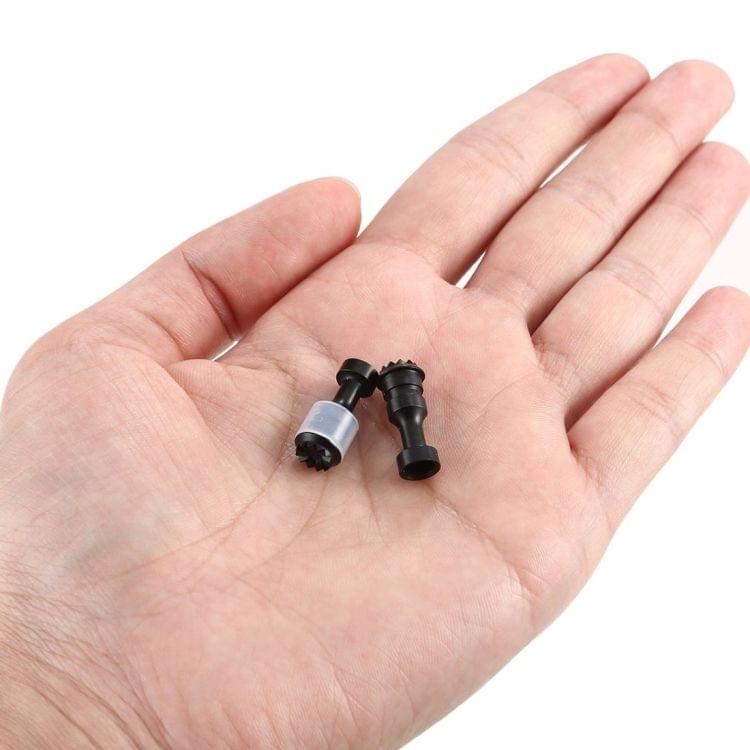 2 PCS CNC Metal Remote Controller Joystick Rocker Thumb Stick for DJI Mavic Air Drone(Black)