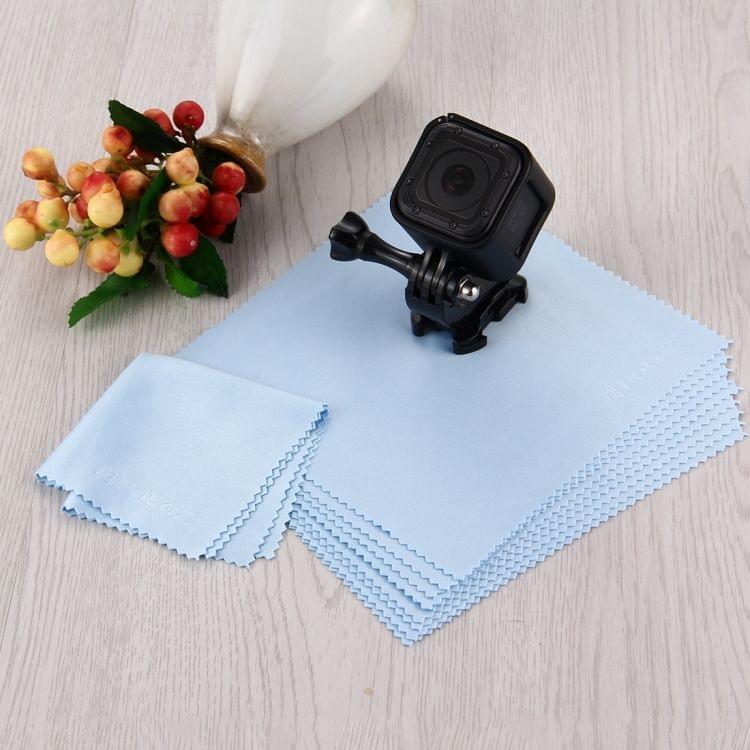 10 PCS PULUZ Soft Cleaning Cloth for GoPro HERO5 /4 Session /4 /3+ /3 /2 /1 LCD Screen, Tablet PC / Mobile Phone Screen, TV Screen, Glasses, Mirror, Monitor,  Camera Lens