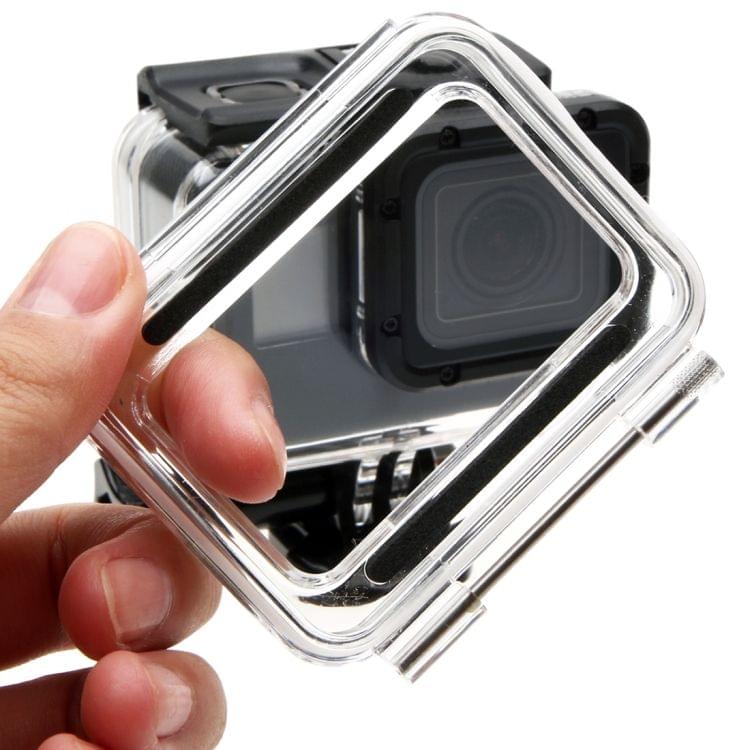 For GoPro  NEW HERO /HERO6   /5  30m Waterproof Housing Protective Case + Hollow Back Cover with Buckle Basic Mount & Screw, No Need to Disassemble Lens(GP413)\t    \t\t        \t
                        \t
    \t\t\t\t    \t\t\t\t ()