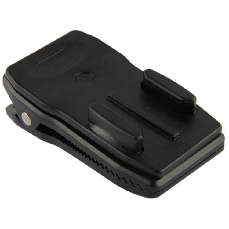 360 Degree Rotation Quick Release Backpack Rucksack Hat Clip Clamp Mount for GoPro  NEW HERO /HERO6   /5 Session /5 /4 Session /4 /3+ /3 /2 /1, Other Sport Cameras